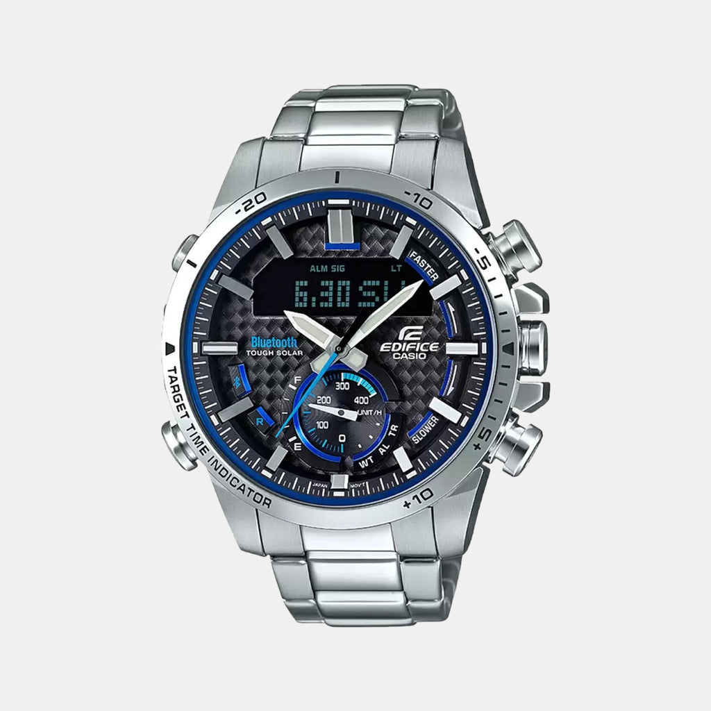 Casio Round Two Tone Analog-Digital watch