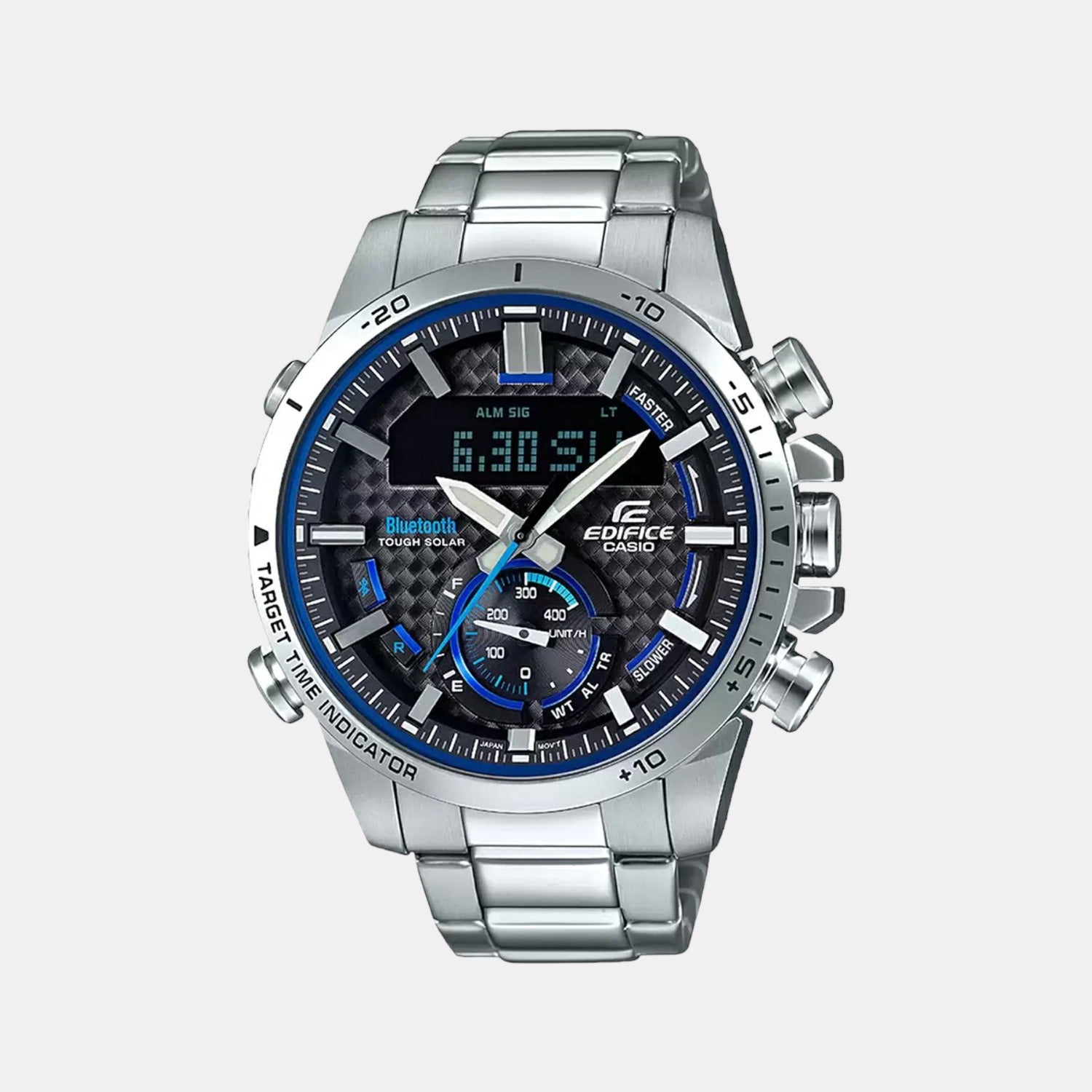 Casio Round Two Tone Analog-Digital watch