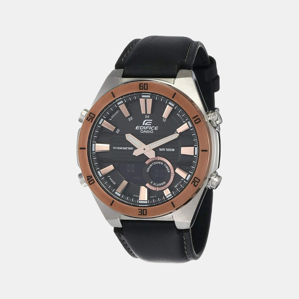 Casio Round Black Analog-Digital watch