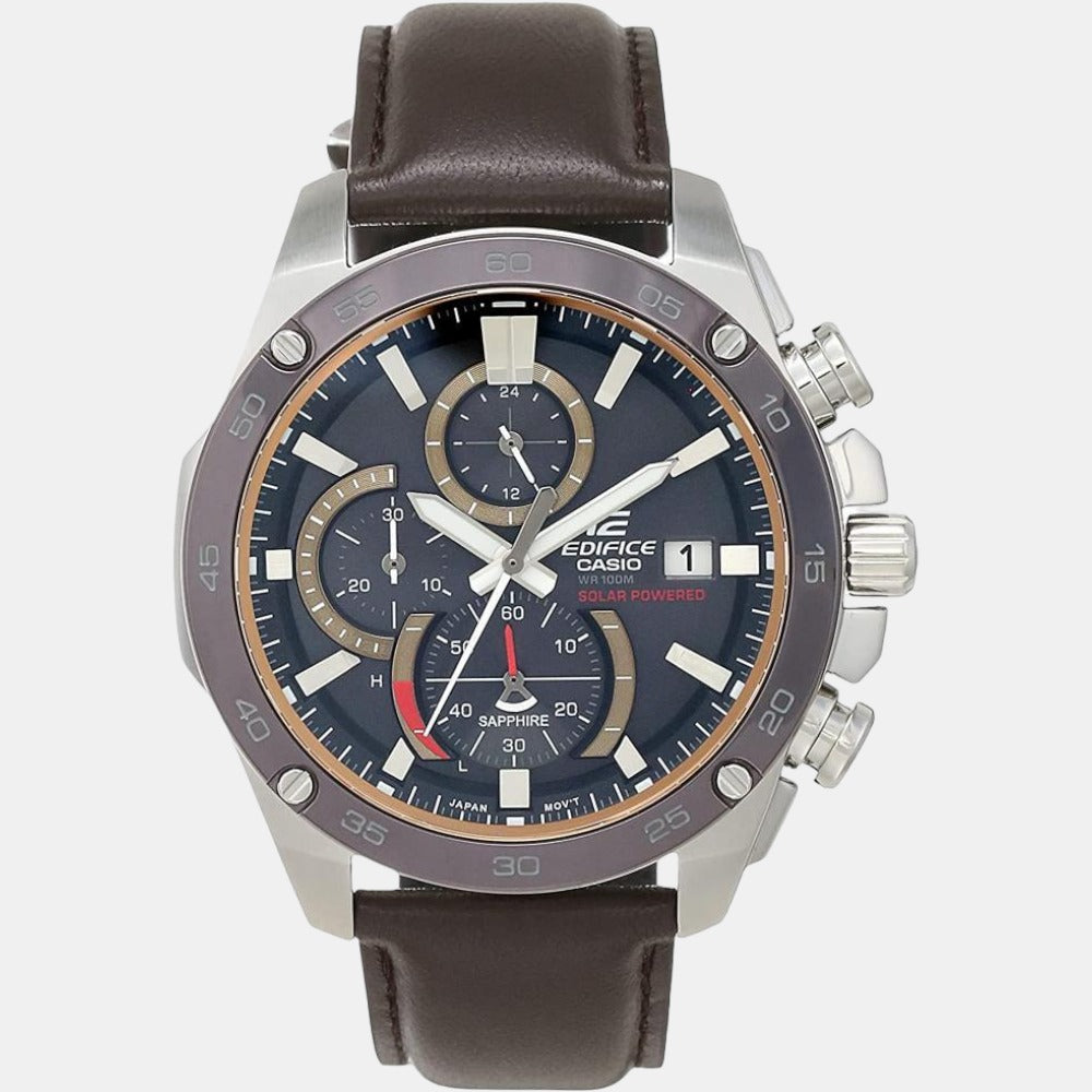 Casio Men Round Black watch