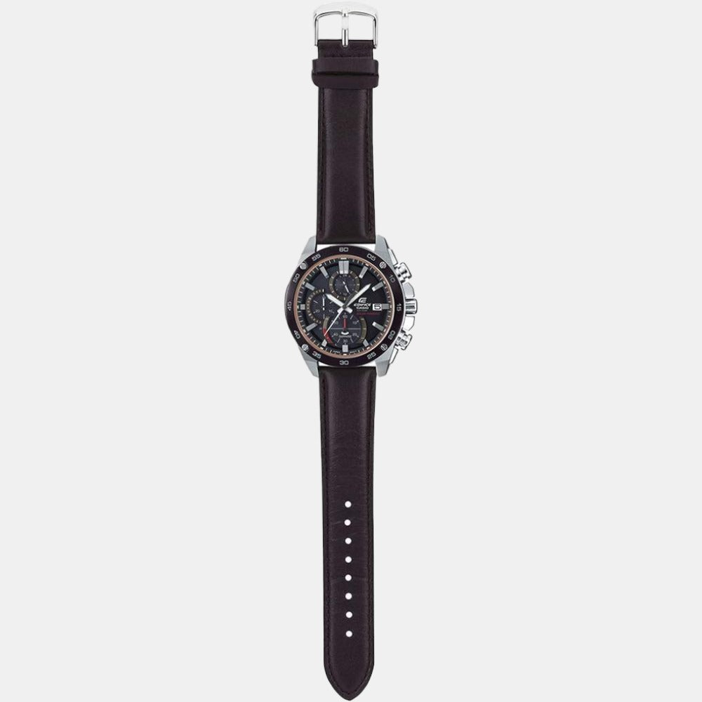 Casio Leather Black watch