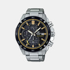 Casio Round Black Chronograph watch