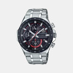 Casio Round Black Chronograph watch