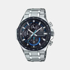 Casio Round Black Chronograph watch