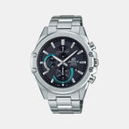 Casio Round Black Chronograph watch