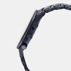 Casio Men Round Black watch