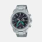 Casio Round Black Chronograph watch
