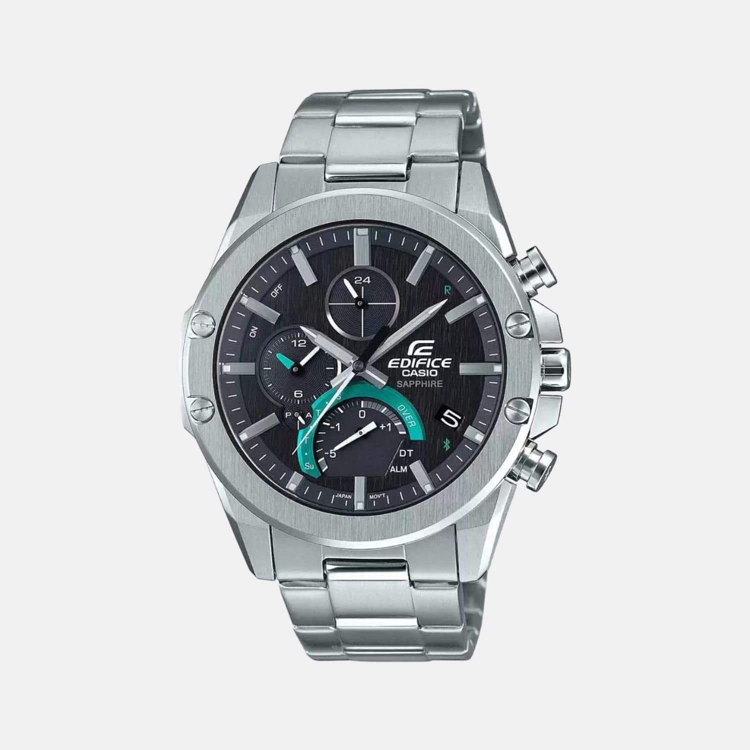Casio Round Black Chronograph watch