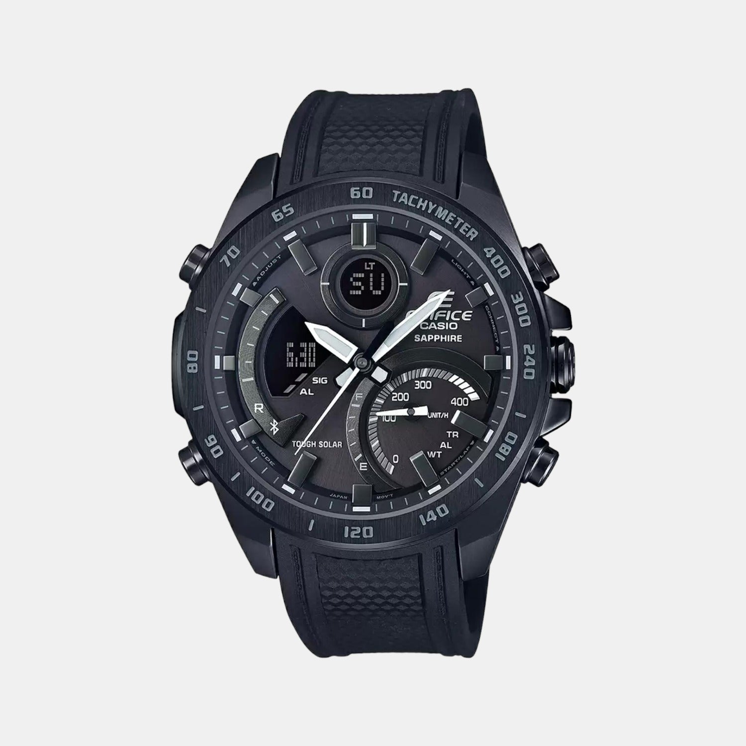 Casio Round Black Chronograph watch