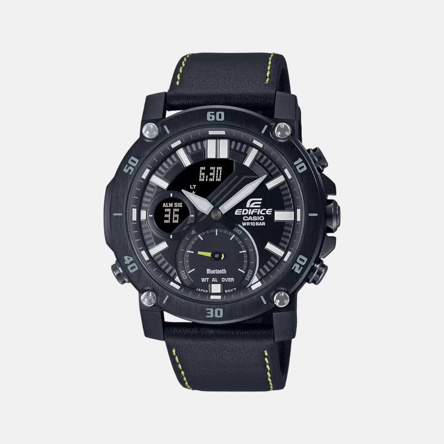 Edifice Male Analog-Digital Leather Watch EX523