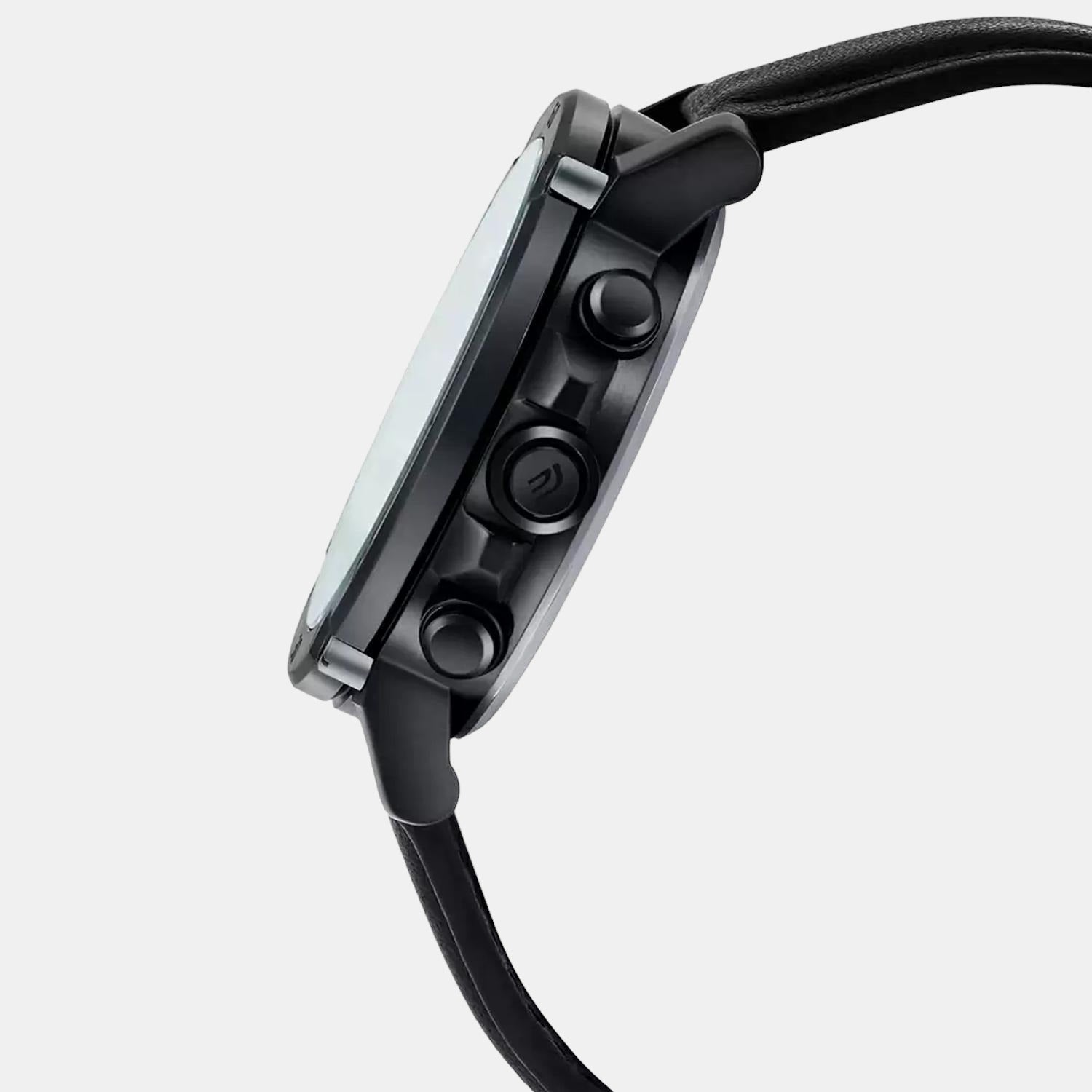 Casio Men Round Black watch