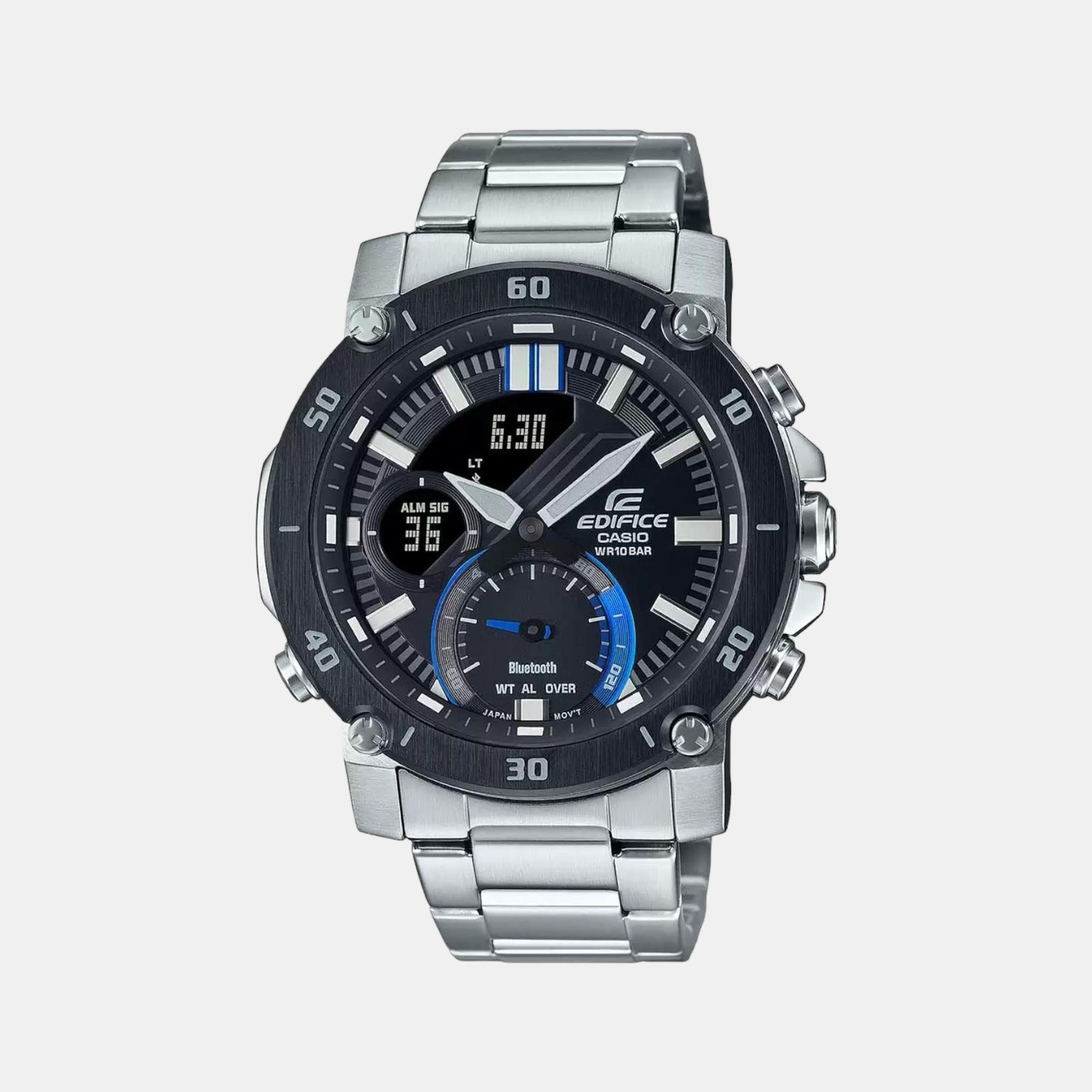 Edifice Male Analog-Digital Stainless Steel Watch EX525