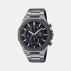 Casio Round Black Chronograph watch