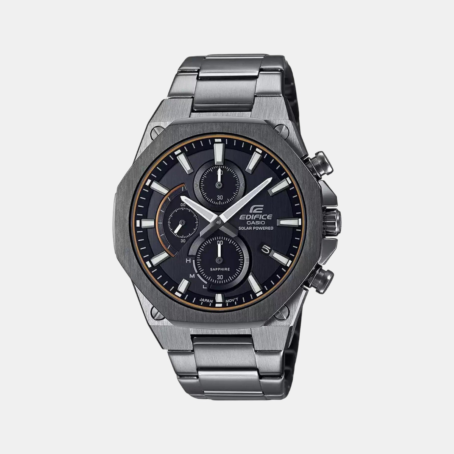 Casio Round Black Chronograph watch
