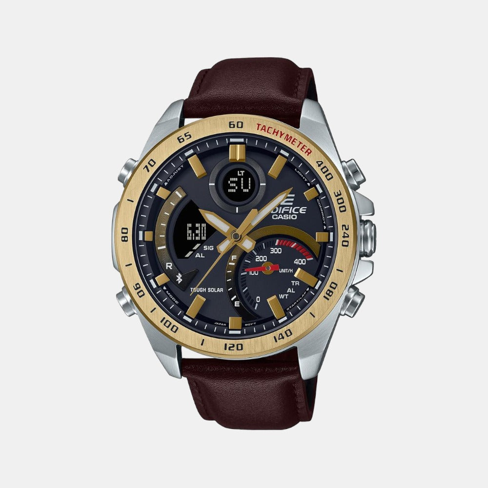 Casio Round Black Analog-Digital watch