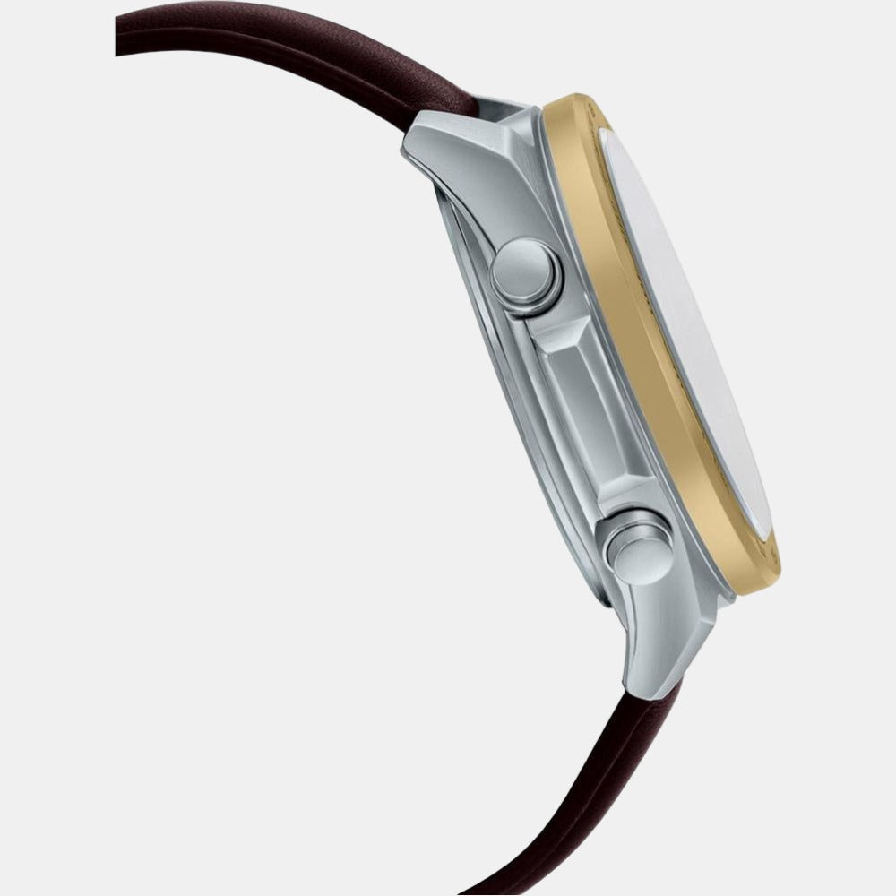 Casio Men Round Black watch