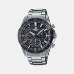 Casio Round Black Chronograph watch