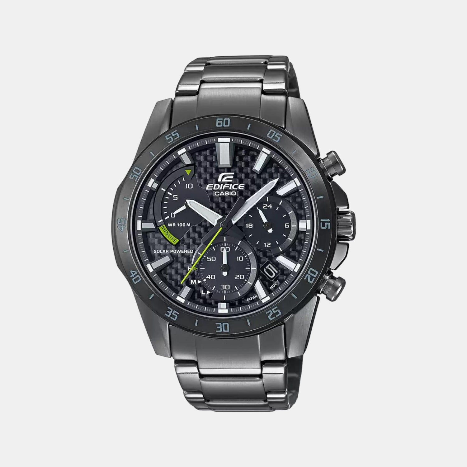 Casio Round Black Chronograph watch