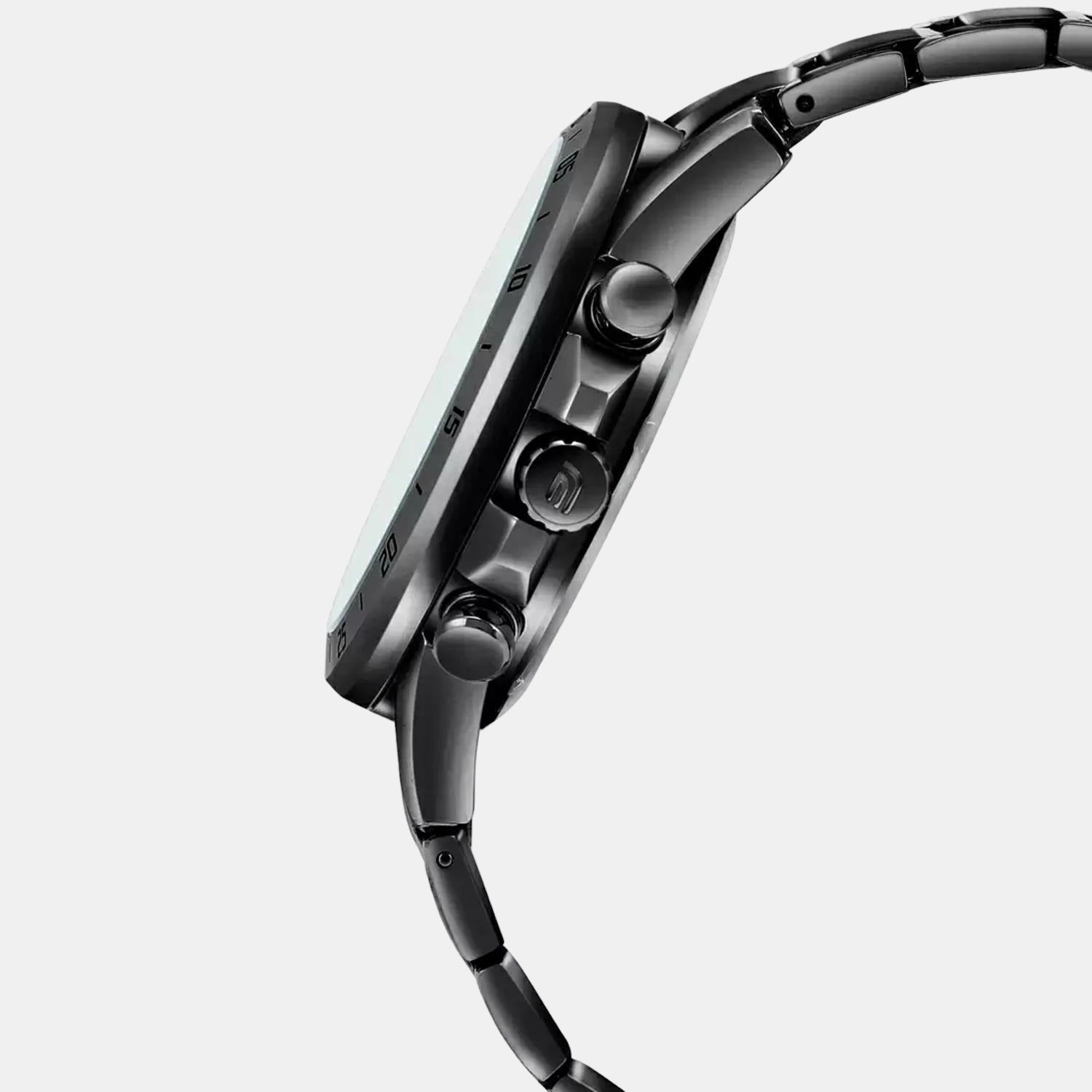 Casio Men Round Black watch