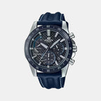 Casio Round Black Chronograph watch