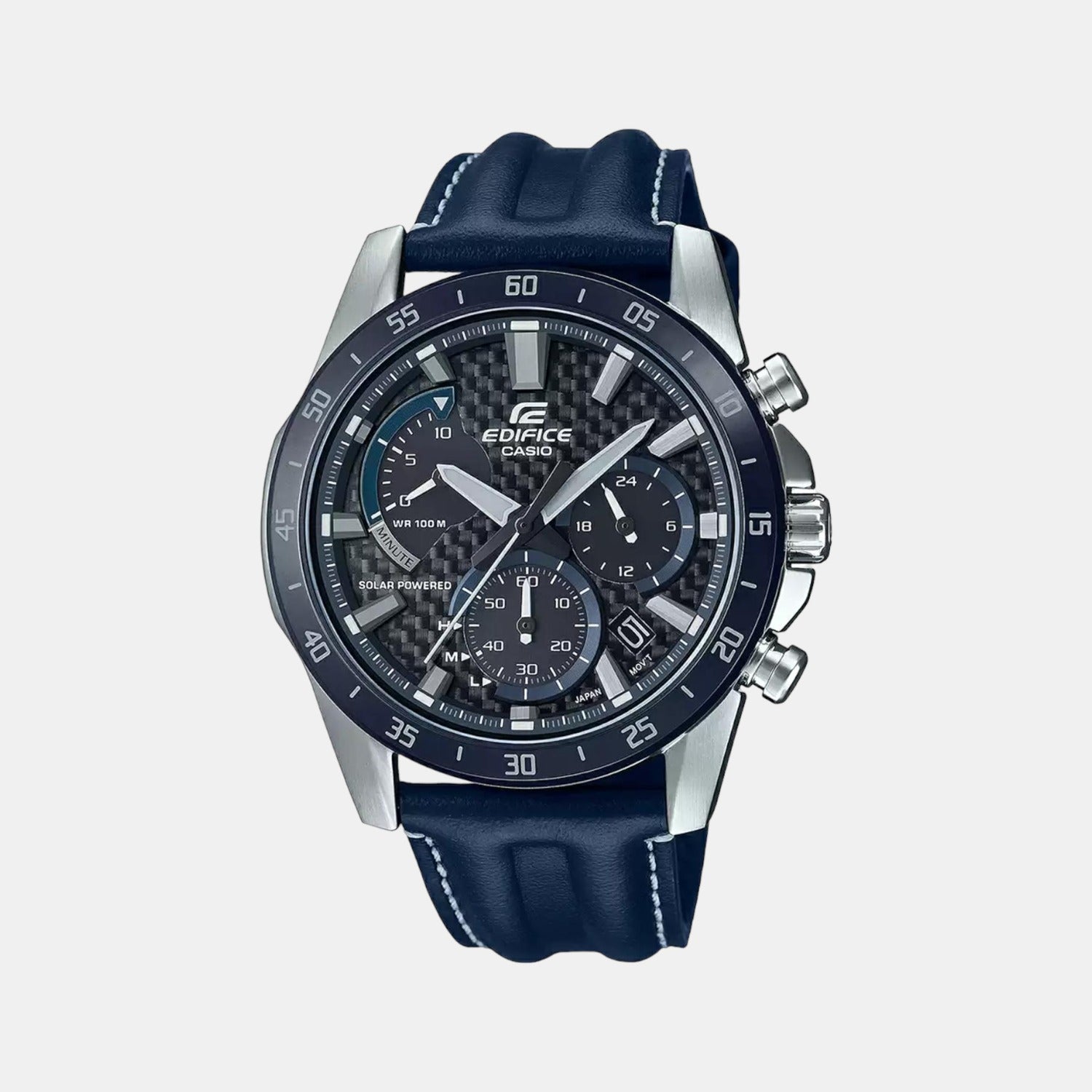 Casio Round Black Chronograph watch
