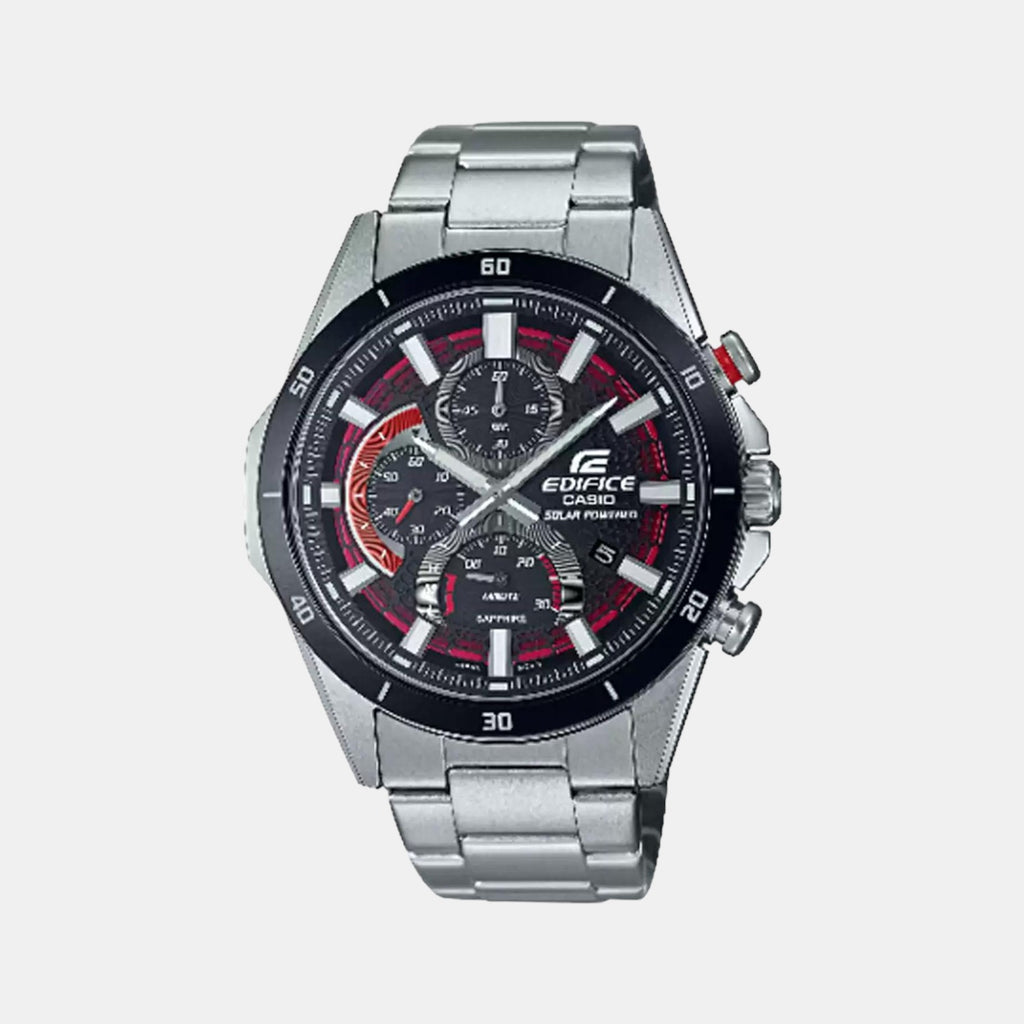 Casio Round Two Tone Chronograph watch