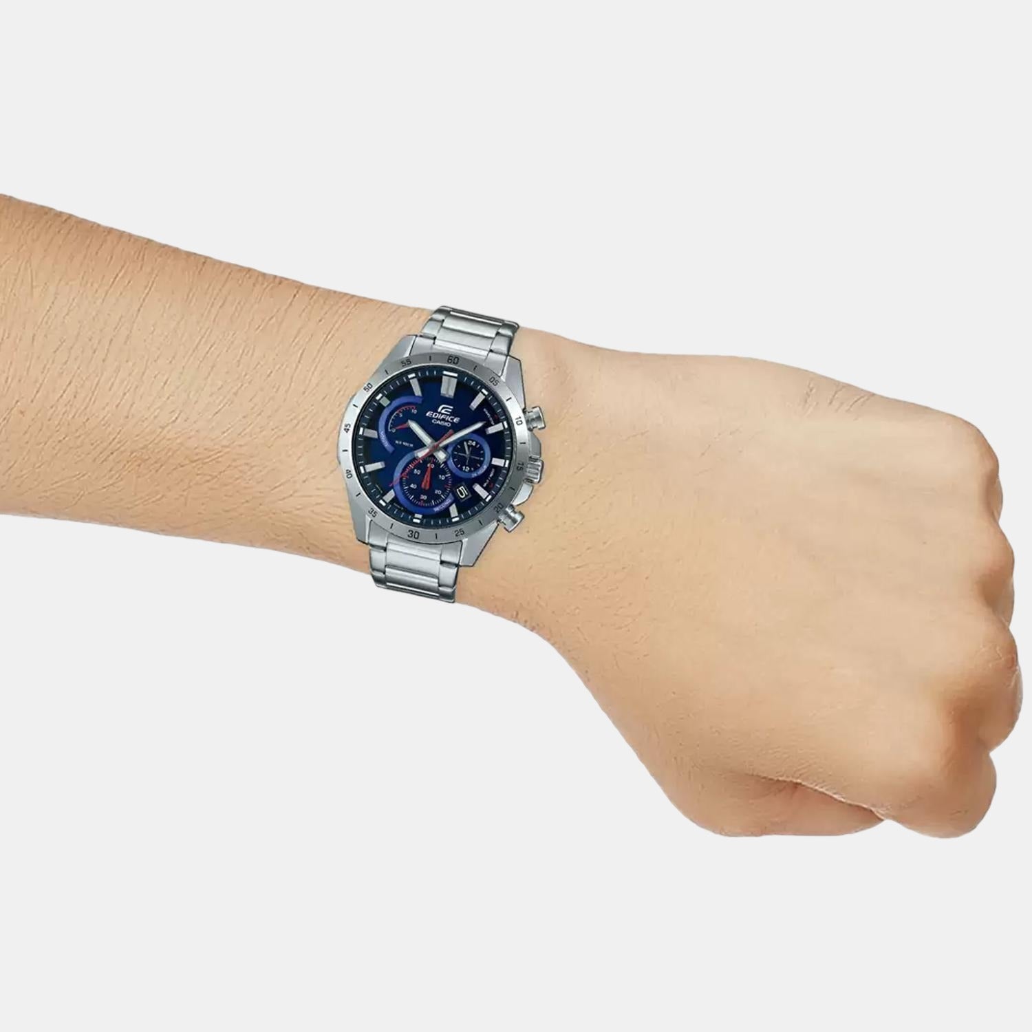 Casio Men Round Two Tone watch