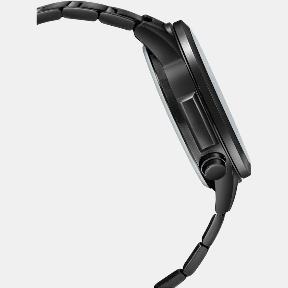 Casio Men Round Black watch