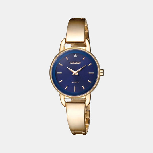 Female Blue Analog Stainless Steel Watch EZ6373-58L