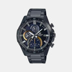 Casio Round Black Chronograph watch