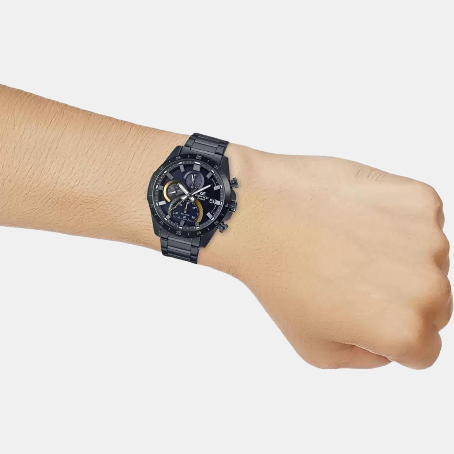 Casio Round Quartz Chronograph Men watch