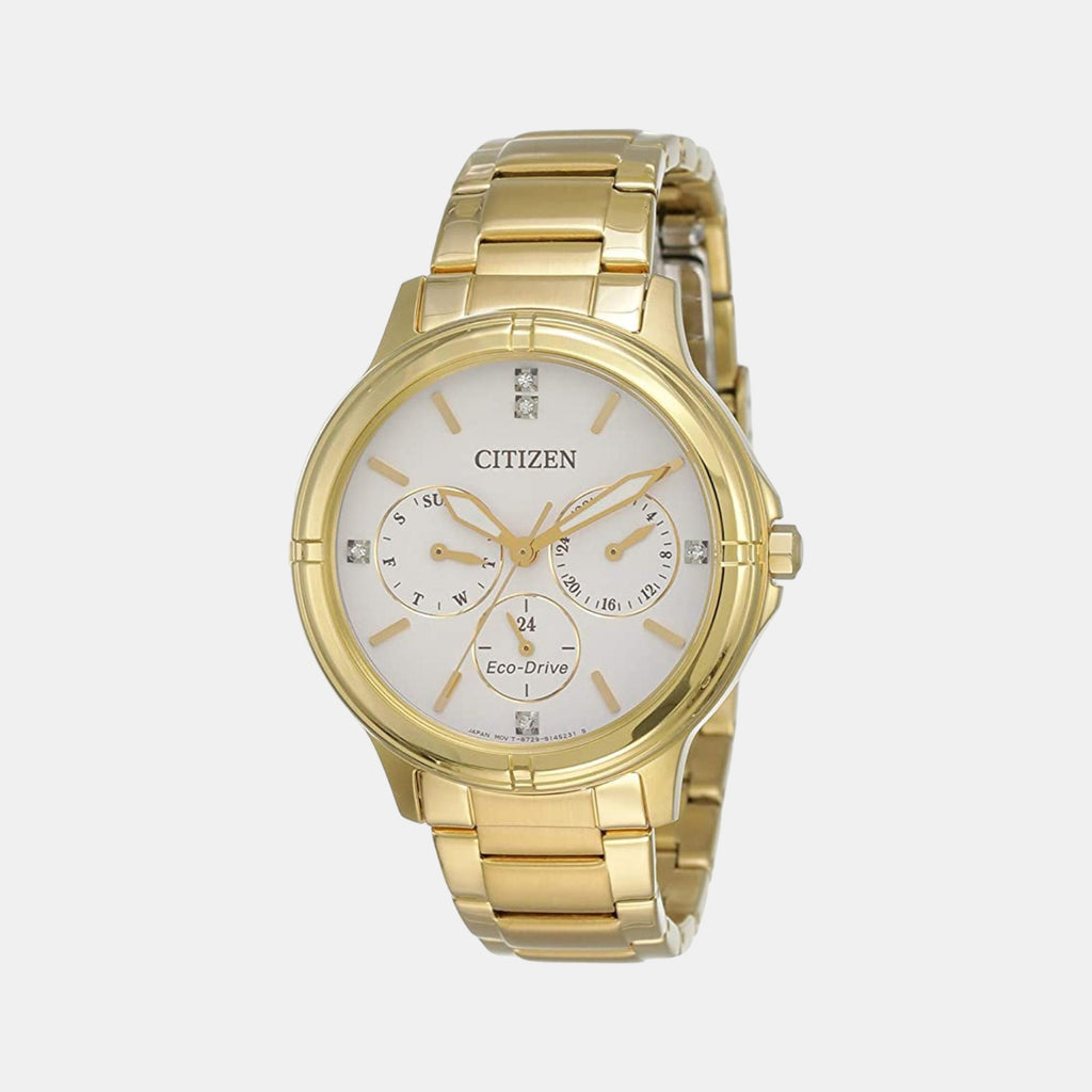 Citizen Round White Chronograph watch