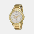 Citizen Round White Chronograph watch