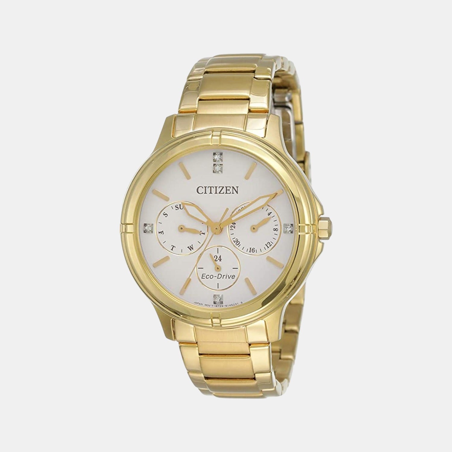 Citizen Round White Chronograph watch