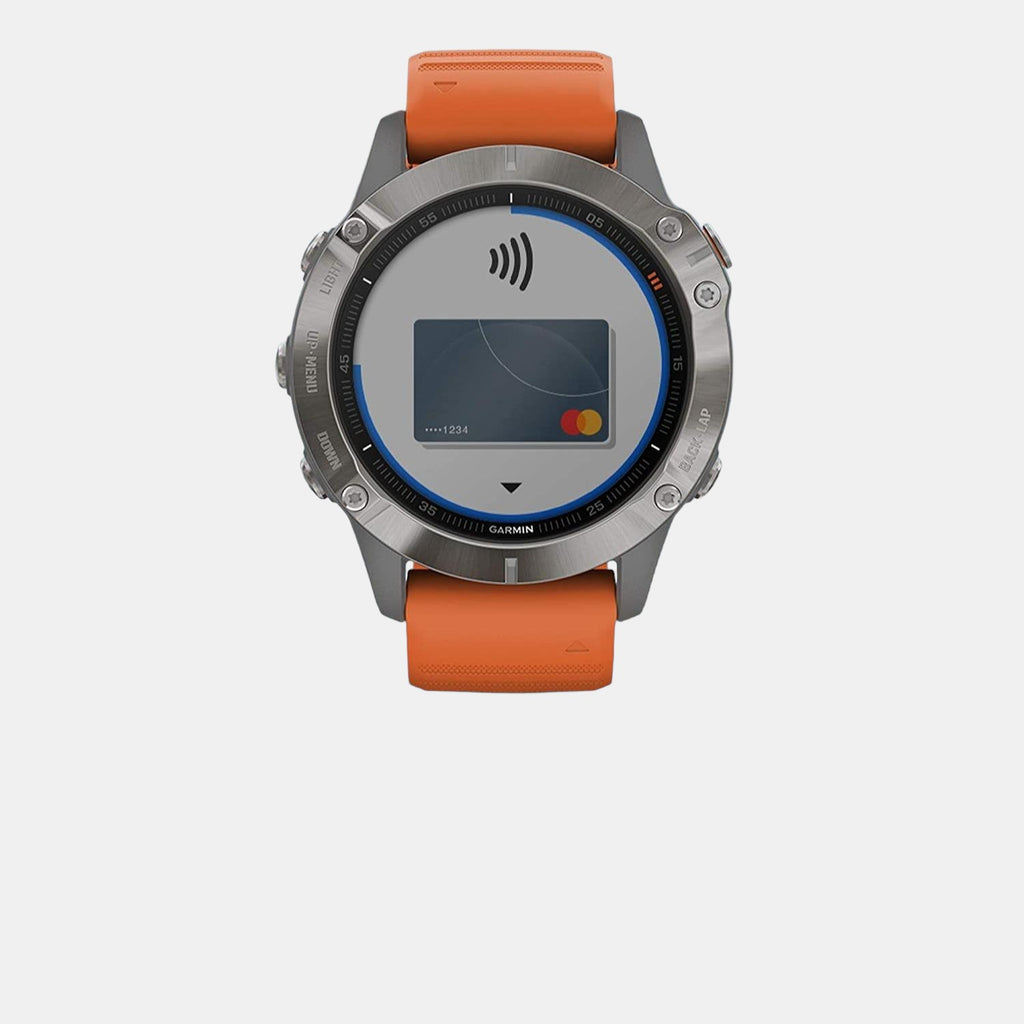 garmin-fiber-reinforced-polymer-with-metal-rear-cover-titanium-with-orange-band-digital-male-watch-fenix-6-saphire-titanium-with-ember-orange-band