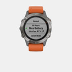 garmin-fiber-reinforced-polymer-with-metal-rear-cover-titanium-with-orange-band-digital-male-watch-fenix-6-saphire-titanium-with-ember-orange-band
