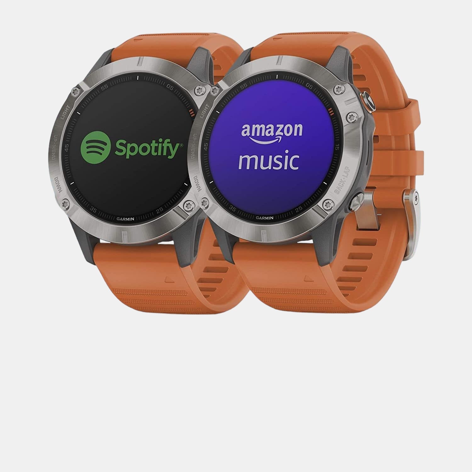 Garmin Men Processor Silver Dial Digital Leather Watch FENIX