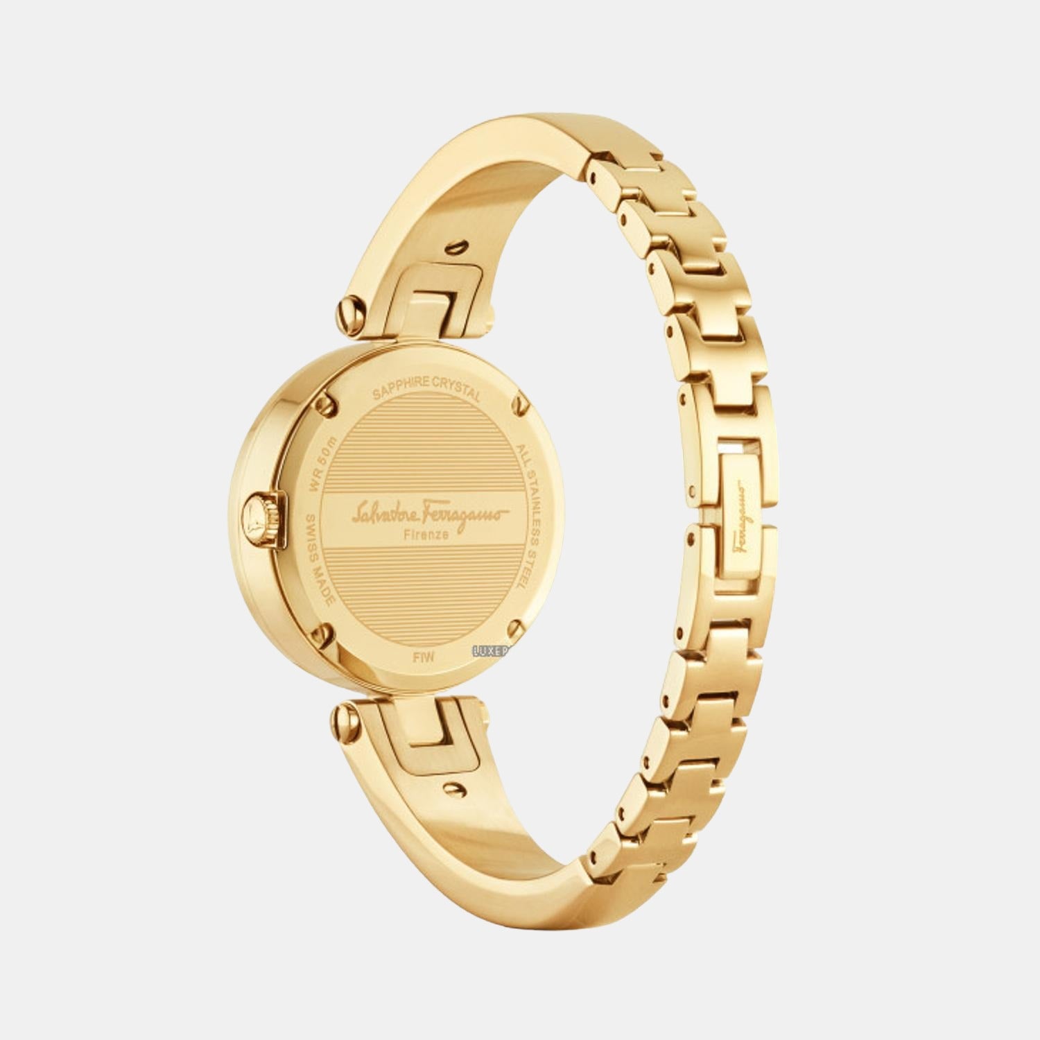 Ferragamo Women Round Gold watch