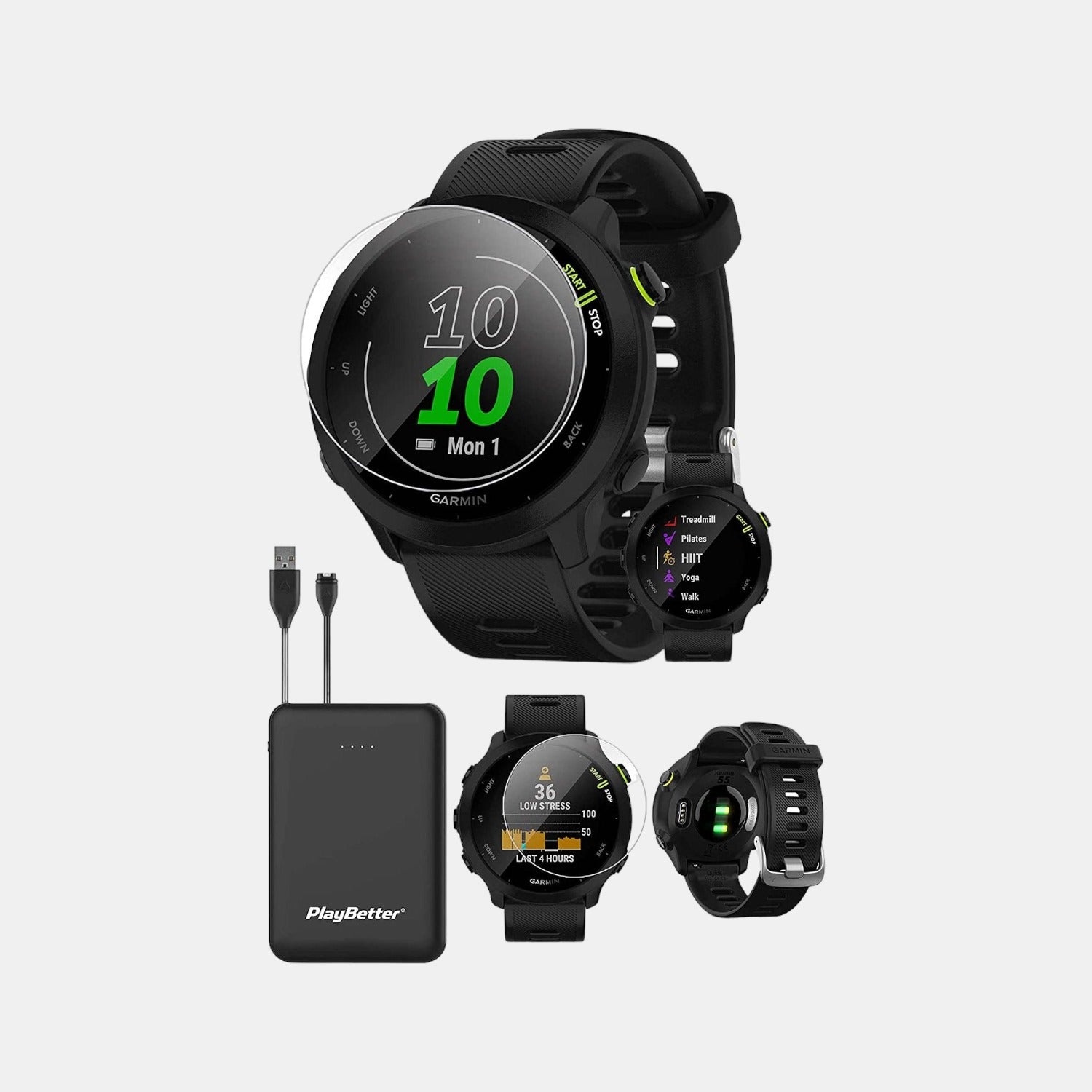 garmin-silicone-black-digital-unisex-adult-watch-forerunner-55-black-010-02562-50