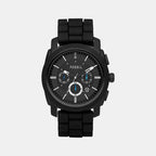 Fossil Round Black Chronograph watch