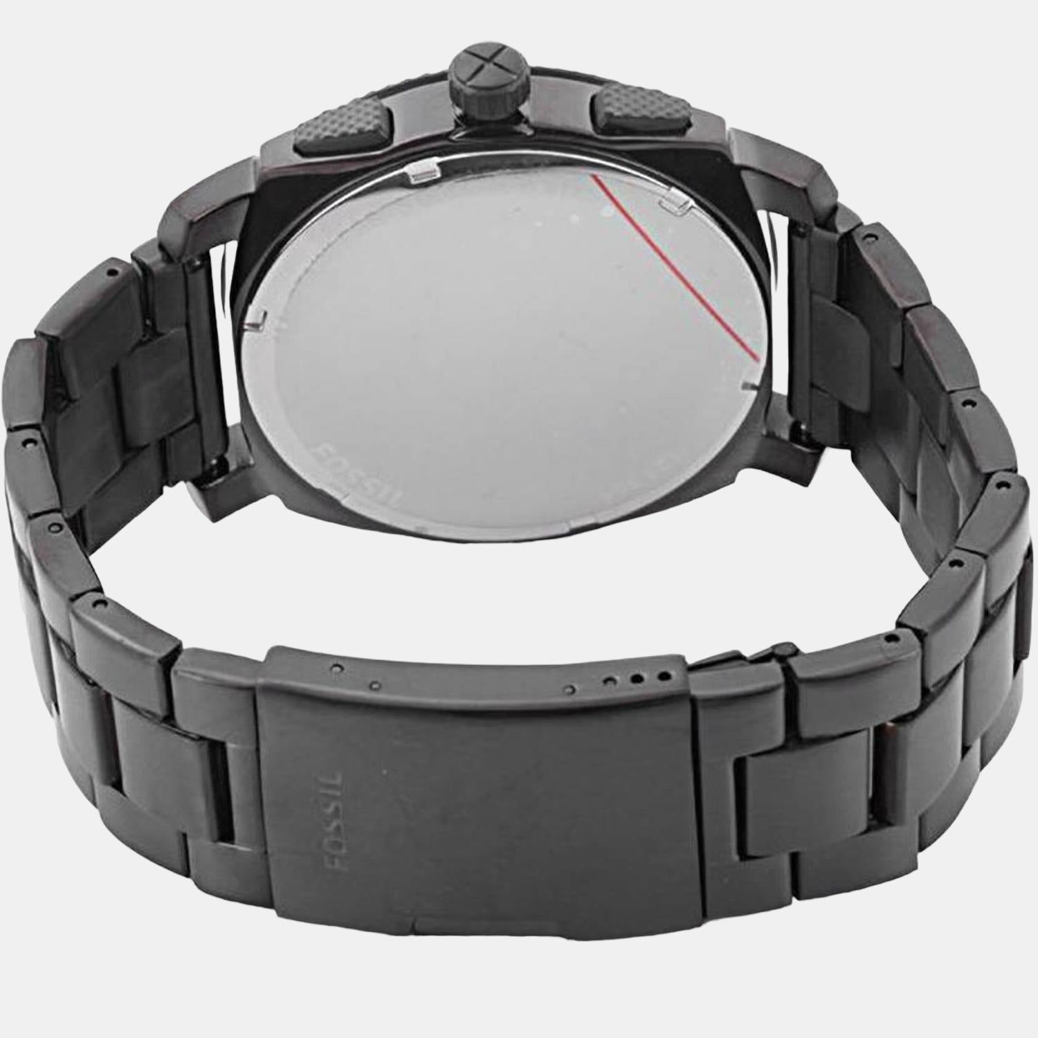 Fossil Men Round Black watch