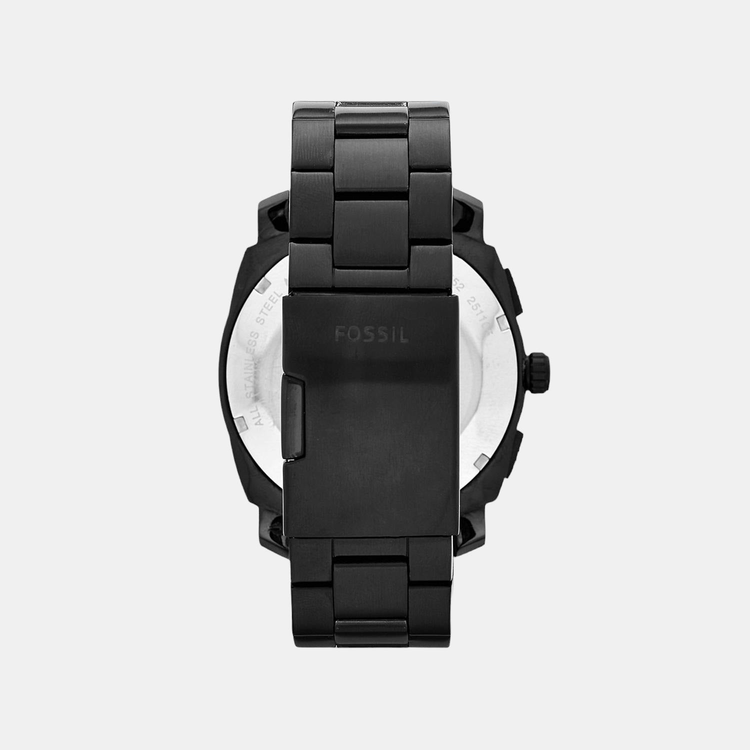 Fossil stainless clearance steel watch black