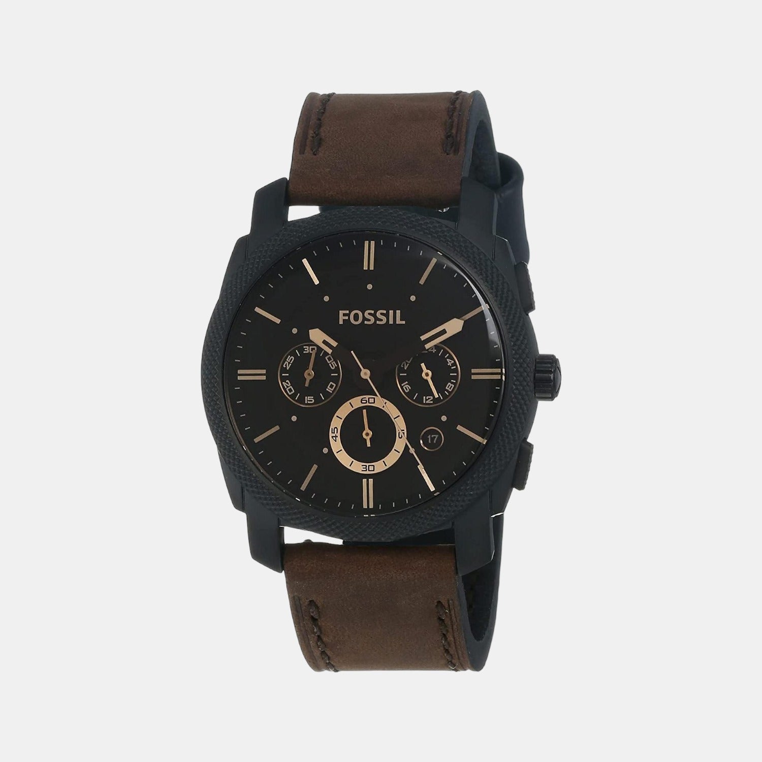 Fossil Round Black Chronograph watch