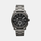 Fossil Round Black Chronograph watch