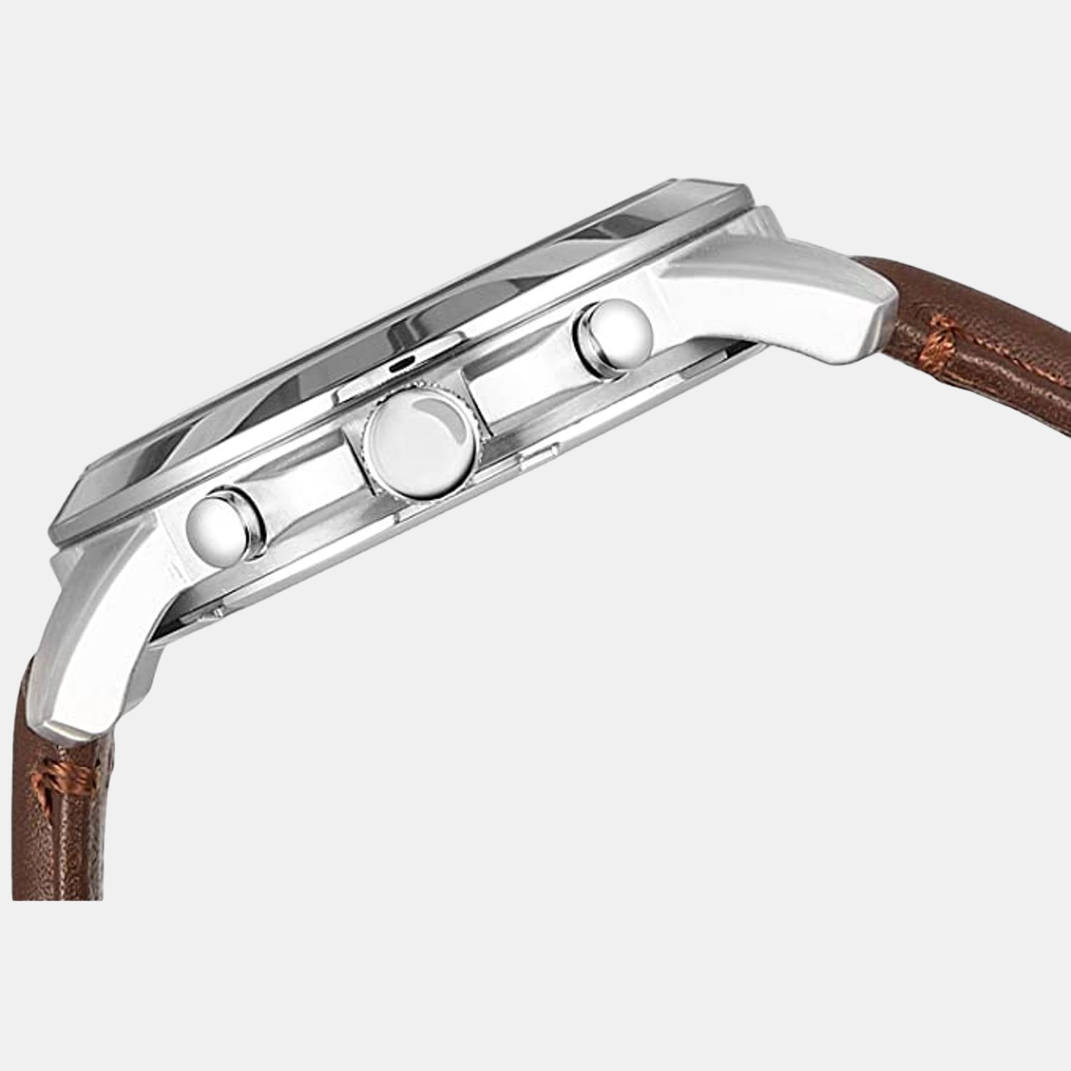 Fossil Men Round Cream watch