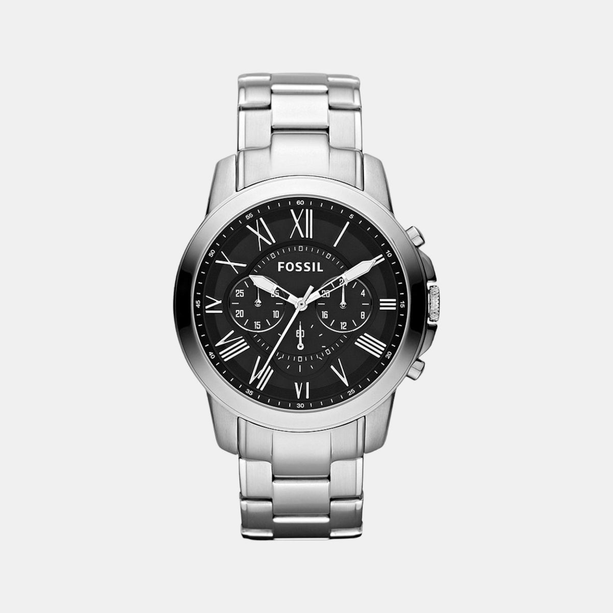 Fossil Round Black Chronograph watch