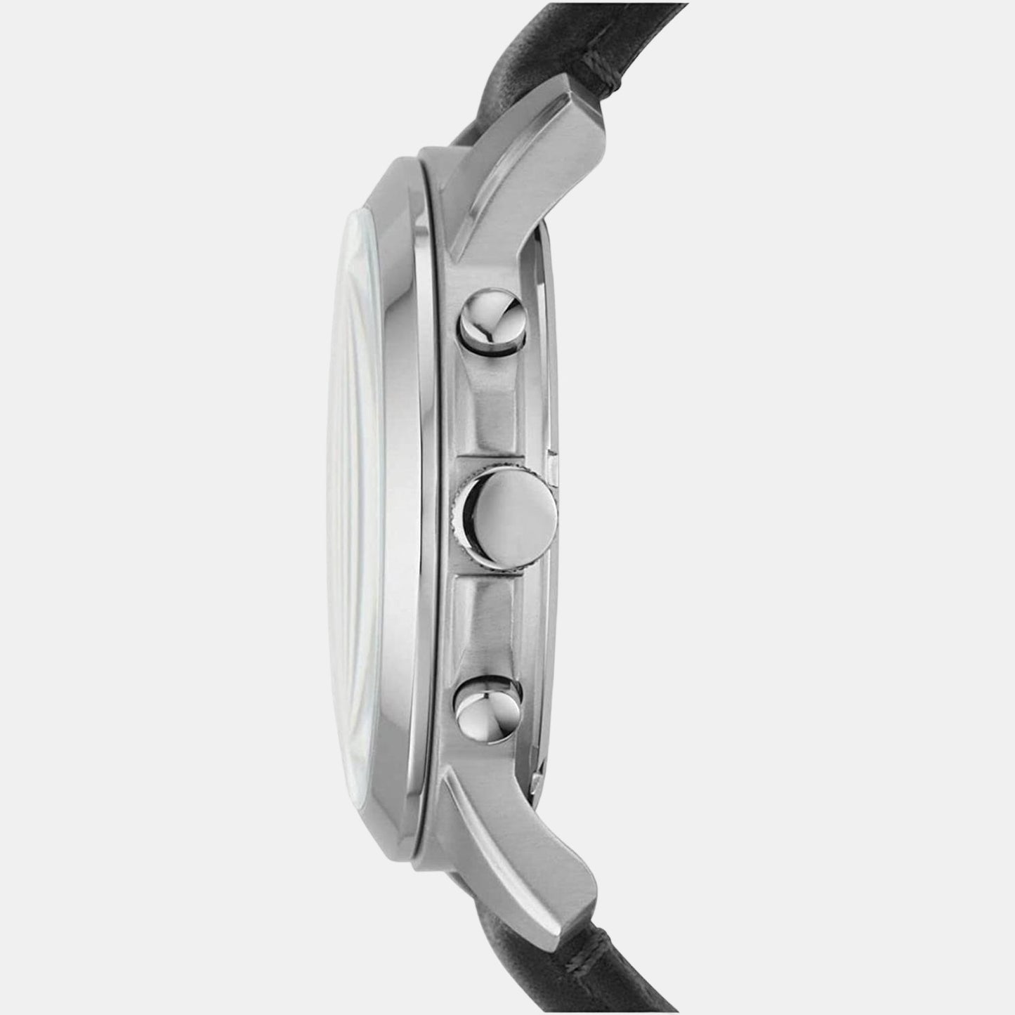 Male Black Quartz Leather Chronograph Watch FS4812