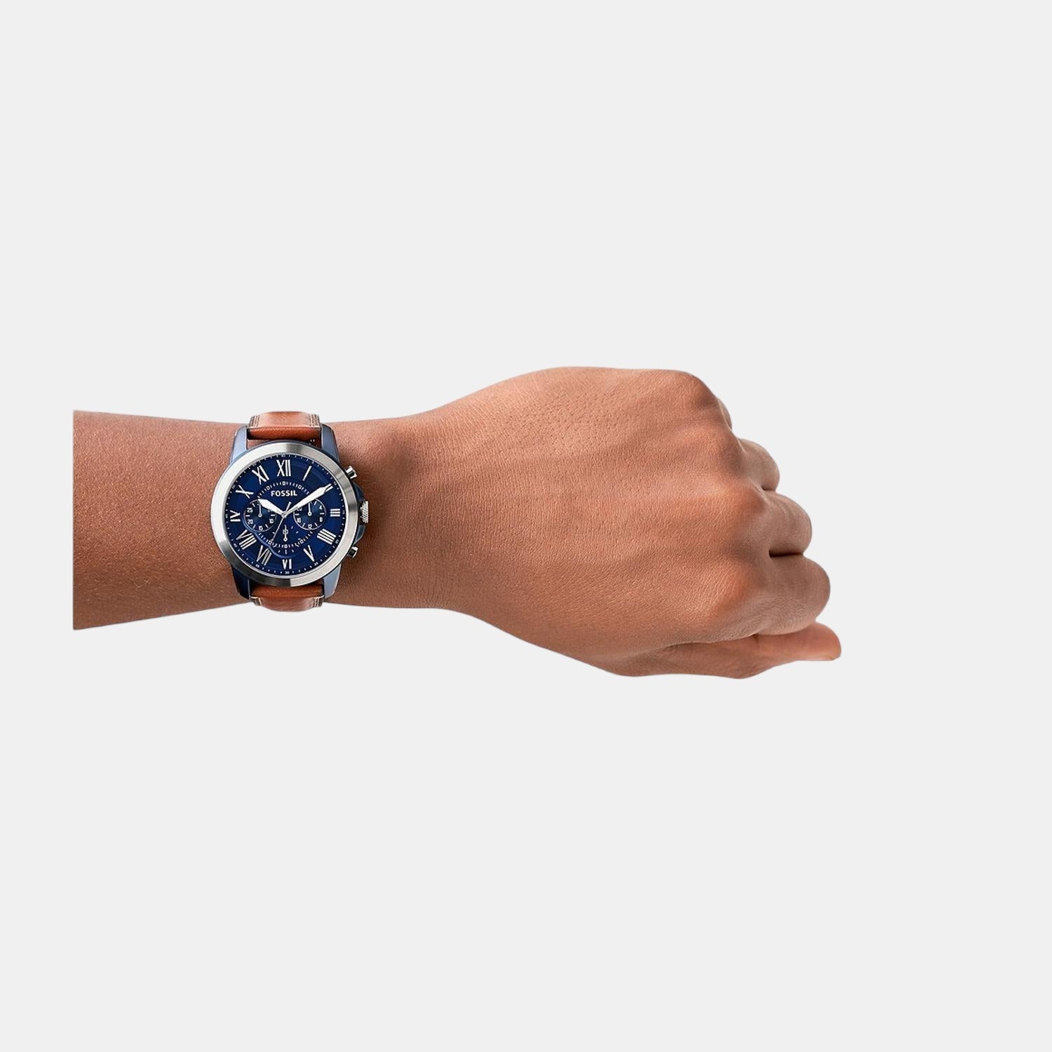 Fossil Leather Blue watch