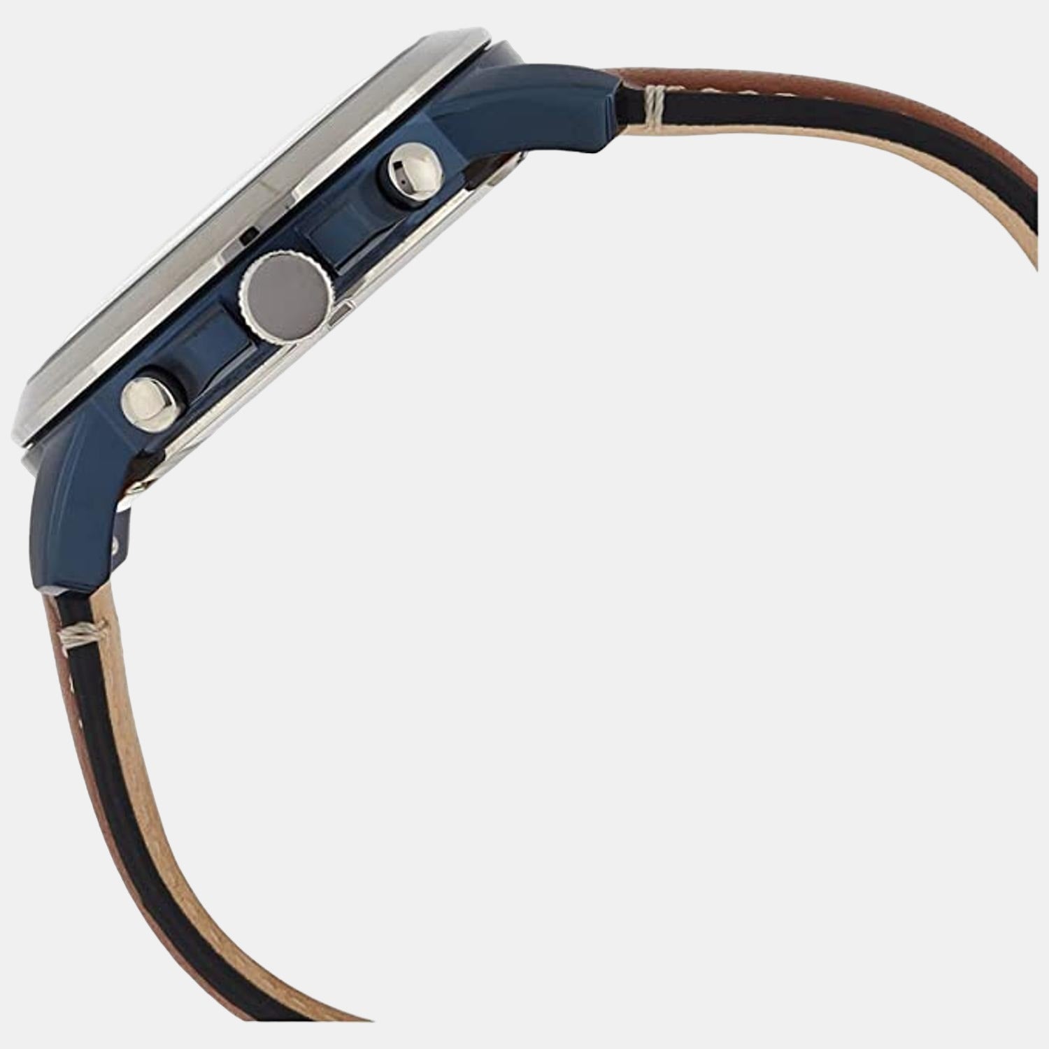 Fossil Men Round Blue watch