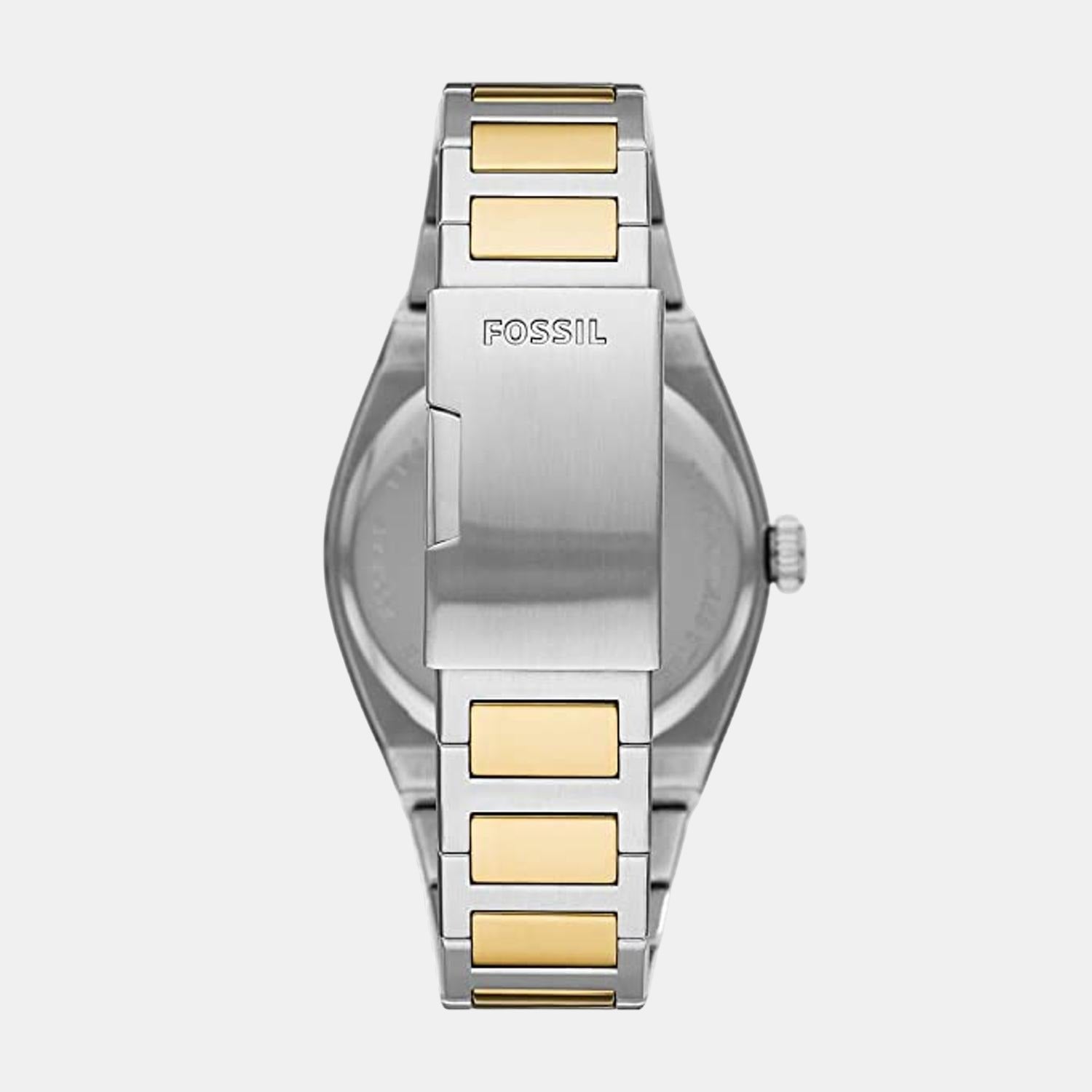 Fossil Men Round Cream watch